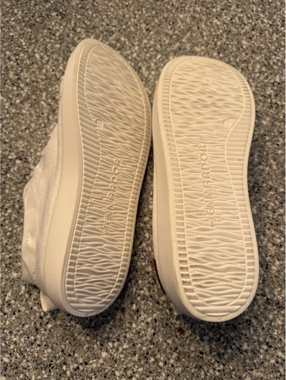 Jenn Ardor Super Comfy Super Foam White Canvas Low Top Lace-Up Sneaker US 10